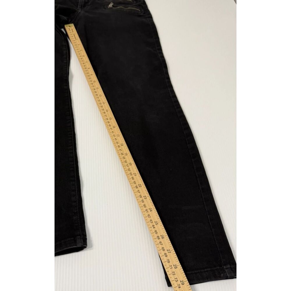 Style & Co Denim Skinny Jeans High Rise Black Women's Size 12 (Fit 32x29) - Picture 7 of 11